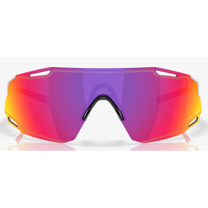 Oakley Cybr Dyno Lucido Bianco lente Prizm Road OO9513D-0339
