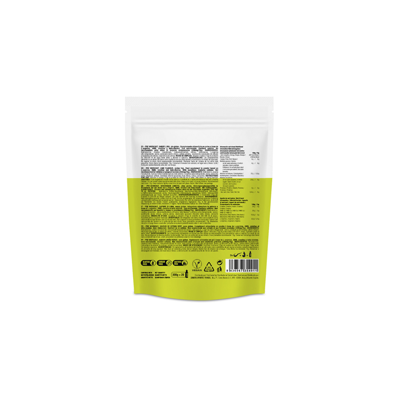 226ers Pre Workout 300g lima - envío 24h