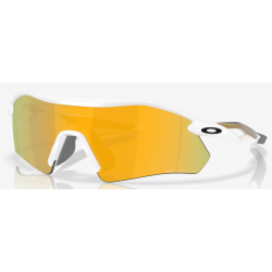 Oakley Radar Plate lucido bianco lente Prizm 24K polarizzata 9495D05
