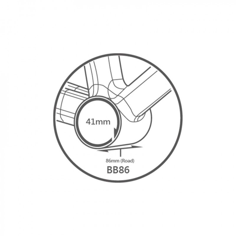 Tripeak Jetstream Pro Twistfit 41mm / BB86 86mm Shi 24mm full cerámico