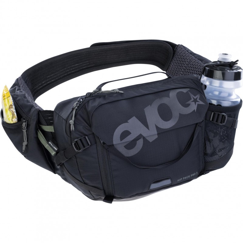 EVOC Hip Pack Pro 3 + Bolsa de Hidratación 1,5L Negro - envío 24h