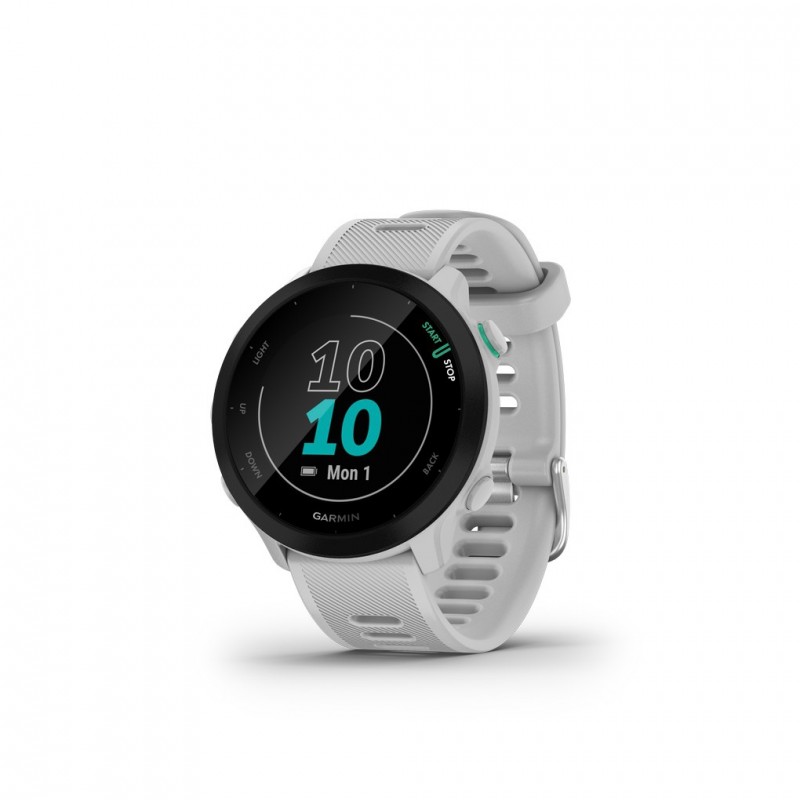 Garmin Forerunner 55 blanco | Reloj GPS para running con entrenamiento adaptativo