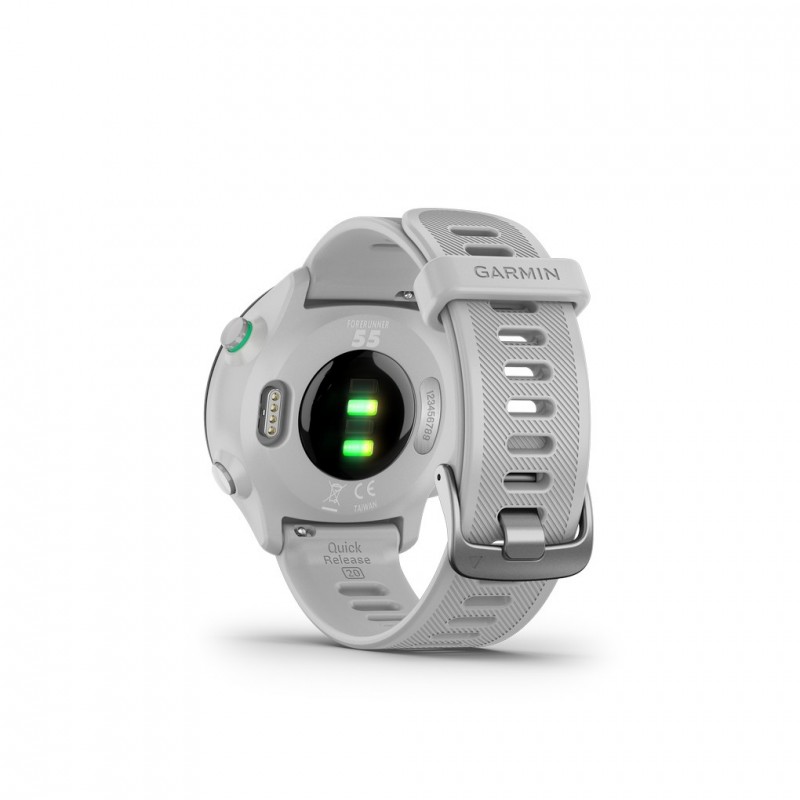 Garmin Forerunner 55 bianco | Orologio GPS per corsa con allenamento adattivo
