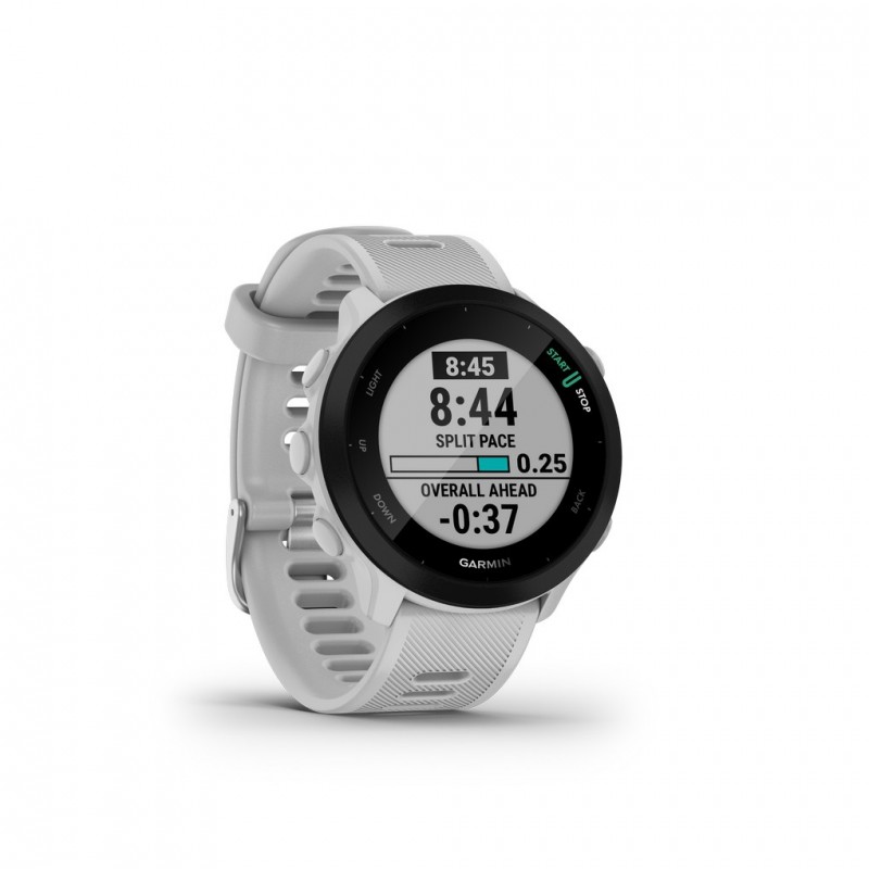 Garmin Forerunner 55 bianco | Orologio GPS per corsa con allenamento adattivo