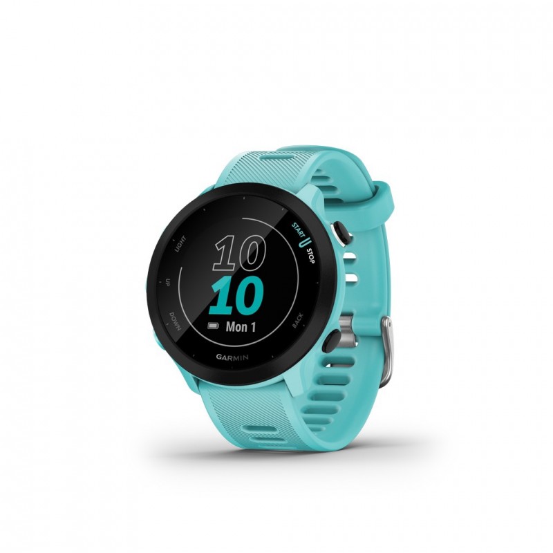 Garmin Forerunner 55 turquesa | Reloj GPS para running con entrenamiento adaptativo