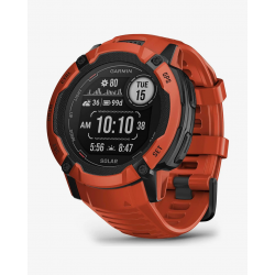 Garmin Instinct 2X Solar rojo | Reloj GPS resistente con carga solar