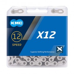 Kmc X12 12v 126esl black/silver cadena - envío 24h