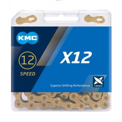 Kmc X12 12v 126esl Ti-N gold cadena - envío 24h