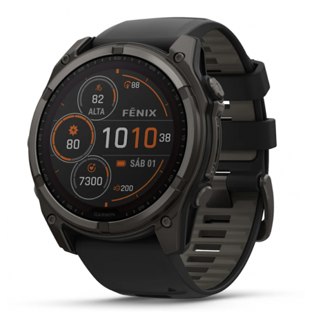 Garmin Fenix 8 51mm Zaffiro Solare Titanio nero