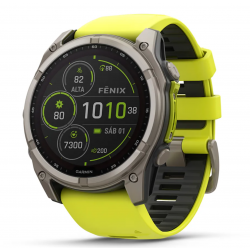 Garmin Fēnix 8 Zafiro Solar 51mm Titanio Gris Amarillo - envío 24h
