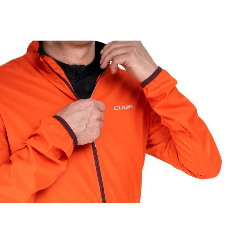 Chaqueta Cortaviento Cube CMPT Rossa | Leggera e Resistente ciclismo