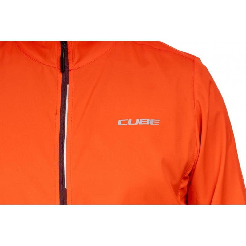 Chaqueta Cortaviento Cube CMPT Rossa | Leggera e Resistente ciclismo