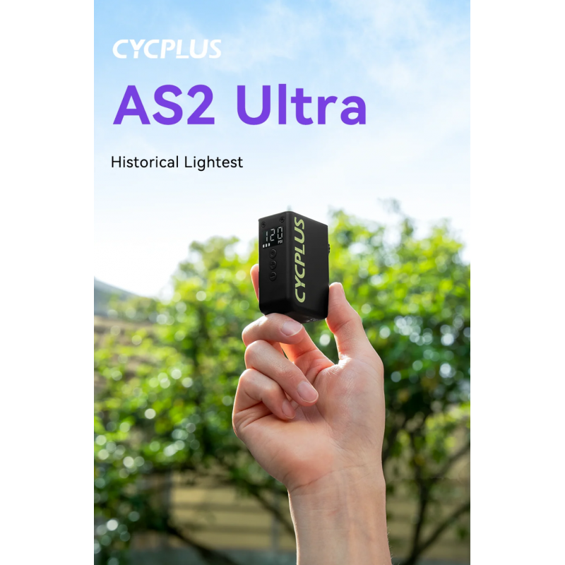 Cycplus AS2 Ultra Mini compressore d'aria con manometro - spedizione 24h