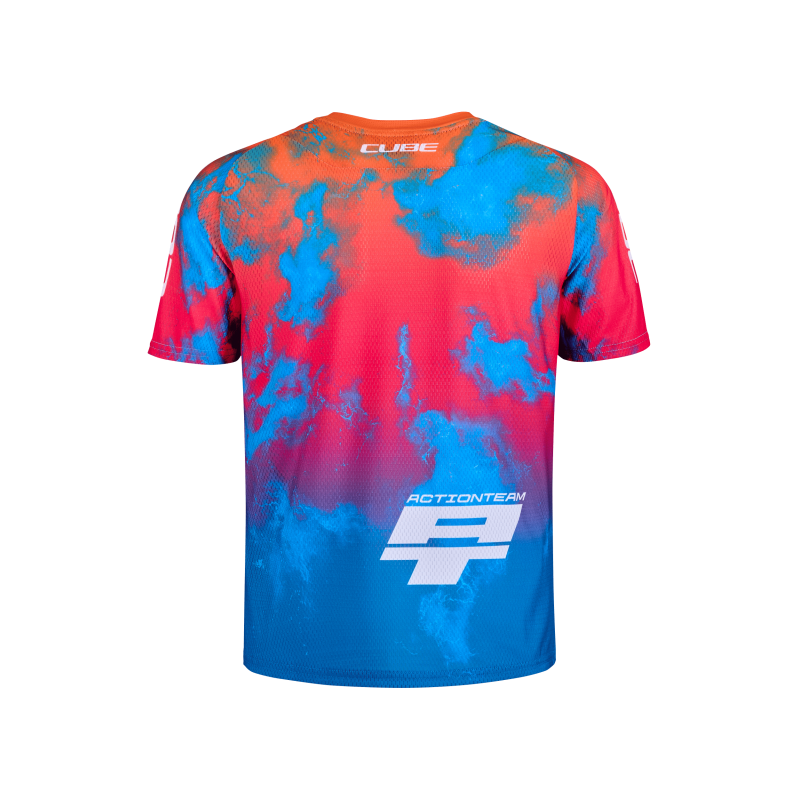 Rfr Rookie Junior X Actionteam camiseta manga corta para mtb azul/rosa
