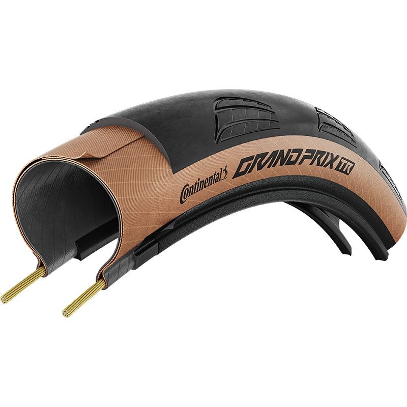 Continental Grand Prix TR Tubeless Ready pieghevole nero/marrone