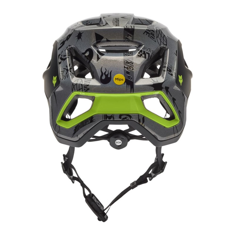 Fox Speedframe Pro Lunar Se Nero - Casco MTB Premium con Visiera