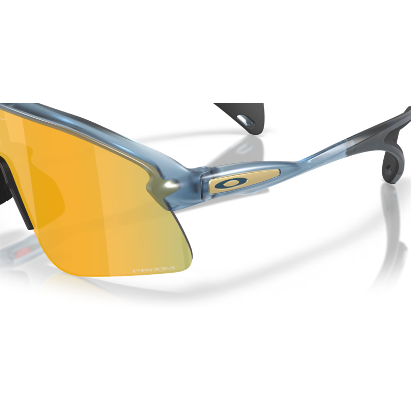Oakley Stunt Devil S opaco trasparente abisso Lenti prizm 24k 951805