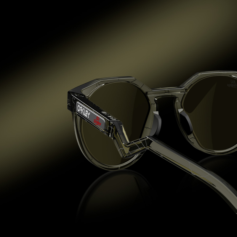 Oakley Hstn 100 Thieves Collection grigio fumo lenti prizm gaming 2.0
