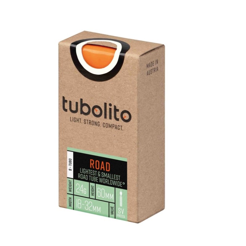 Tubolito S-Road 700c 60mm SV valvola presta arancione camera - spedizione 24h
