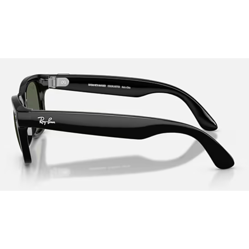 Ray-Ban Meta Wayfarer Gen 2 Shiny Back lente G15 Green RW4012 601/7153