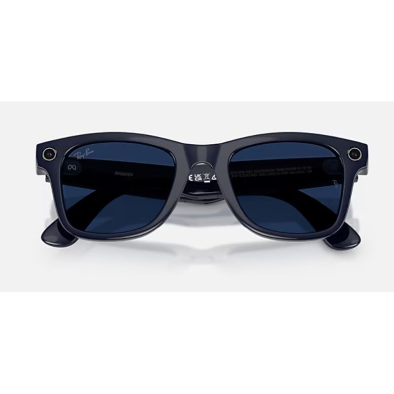 Ray-Ban Meta Wayfarer Gen 2 Brillante Azul lentes Transitions 6628MF53