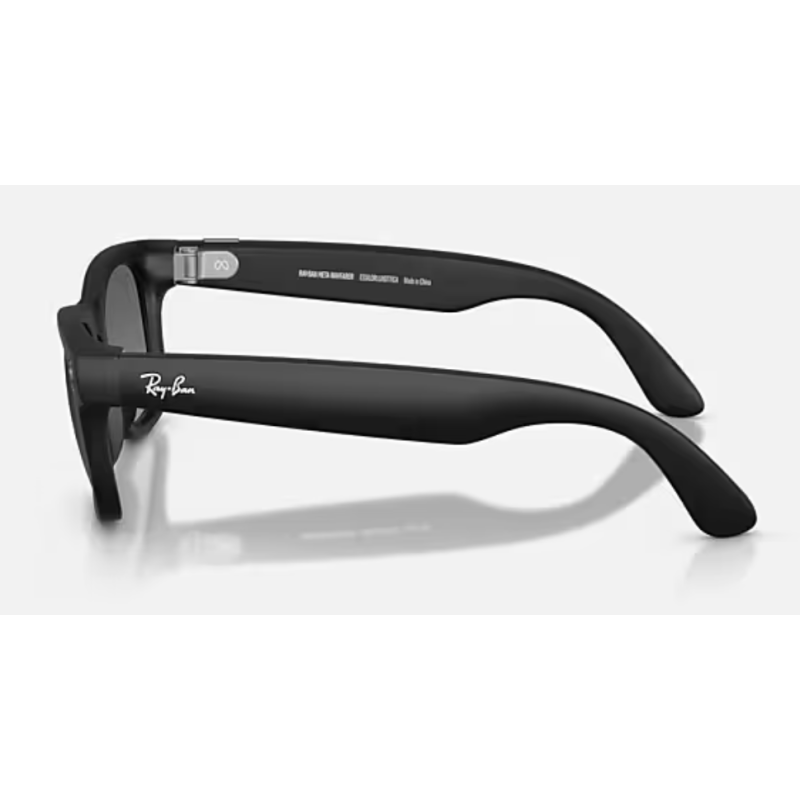 Ray-Ban Meta Wayfarer Gen 2 Mate Nero lenti Grafite RW4012 601ST3 50