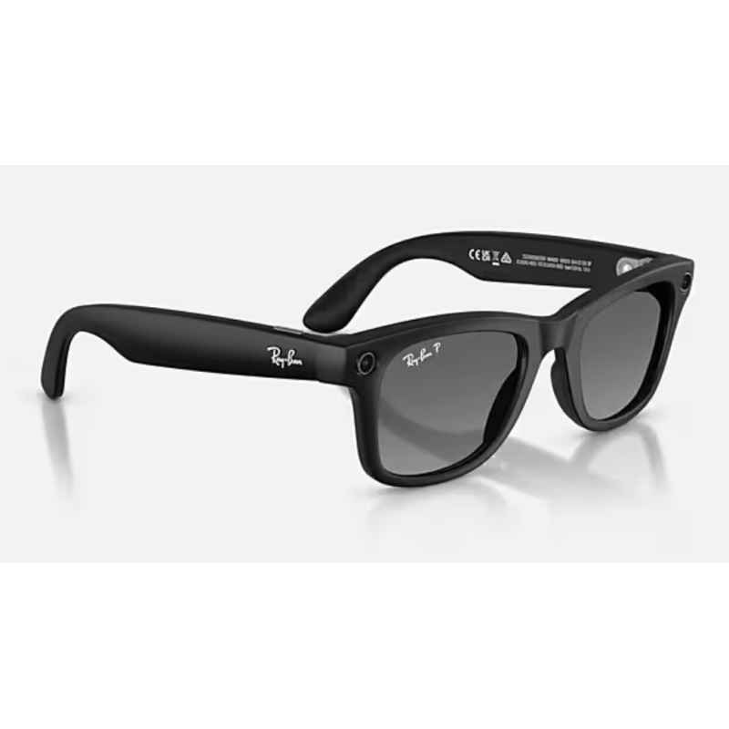 Ray-Ban Meta Wayfarer Gen 2 Mate Negro lentes Grafito RW4012 601ST3 50