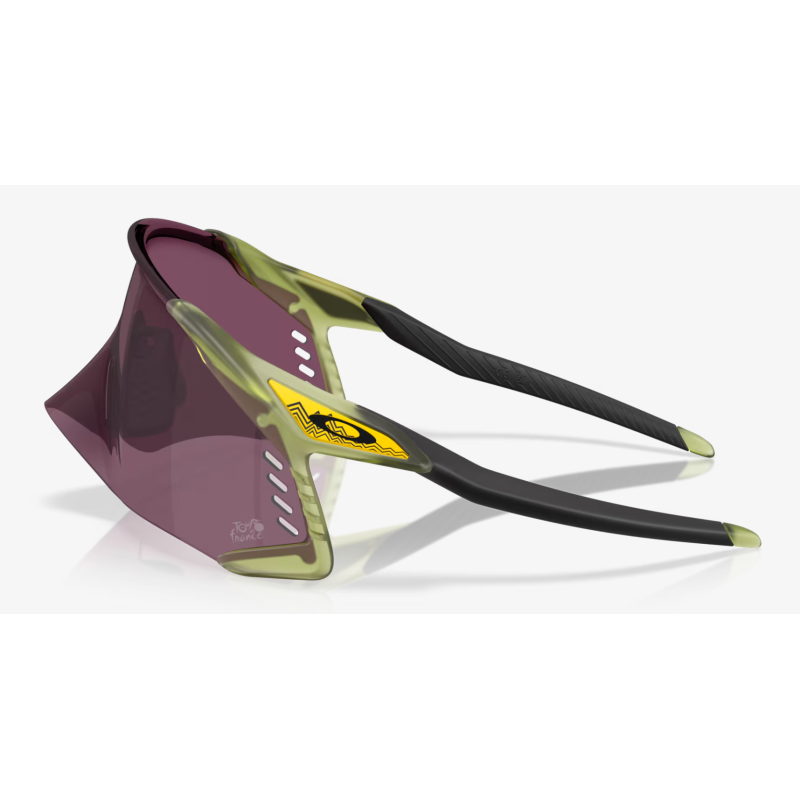 Oakley Velo Kato Tour De France 2026 trasparente fern prizm strada nera