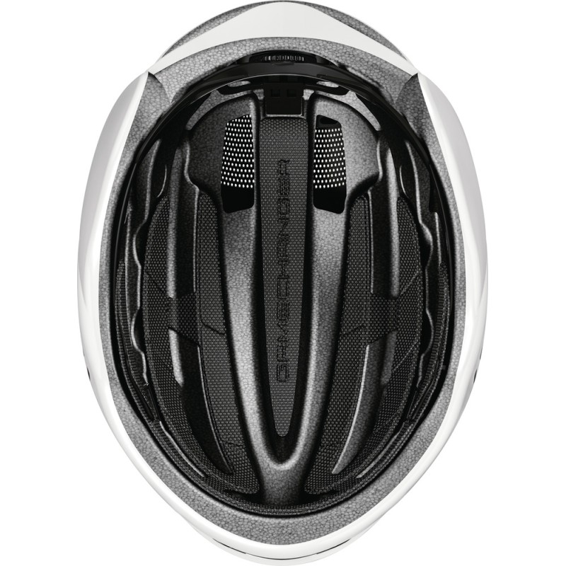 Abus GameChanger 2.0 Shiny White - Casco Aero de Carretera