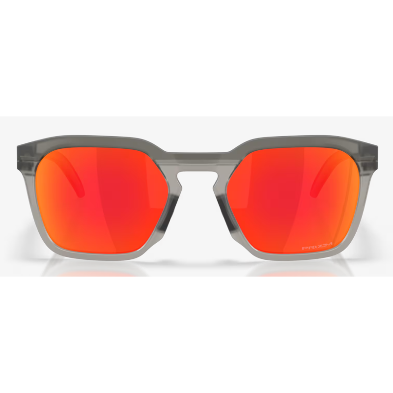 Oakley Hstn Sq Matte Grey Smoke lenti Prizm Ruby OO9533-0254