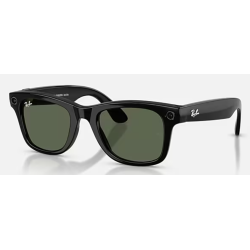 Ray-Ban Meta Wayfarer Gen 2 brillante negro lentes G-15 verde - oferta