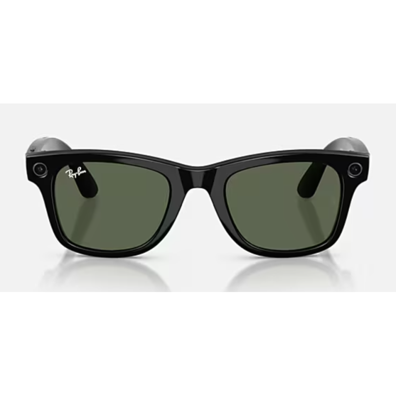 Ray-Ban Meta Wayfarer Gen 2 brillante negro lentes G-15 verde - oferta