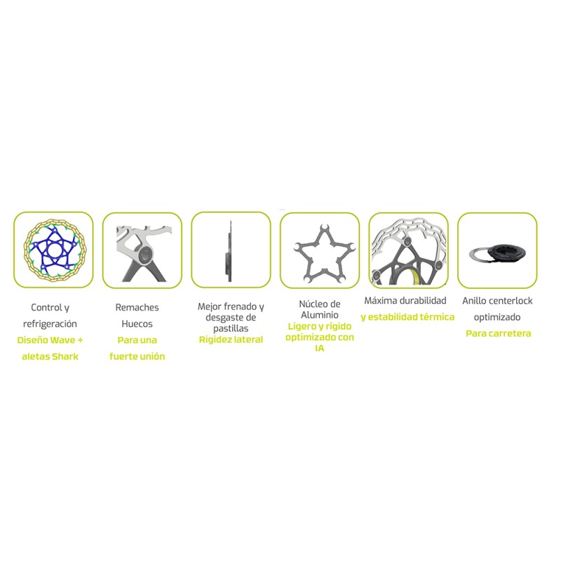 Galfer Shark Road Center Lock 140mm 1.8mm disco freno - spedizione 24h