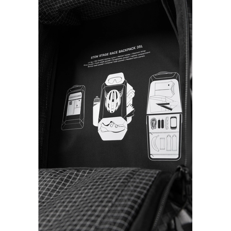 Gobik Stow True Black unisex mochila de ciclismo - envío 24h