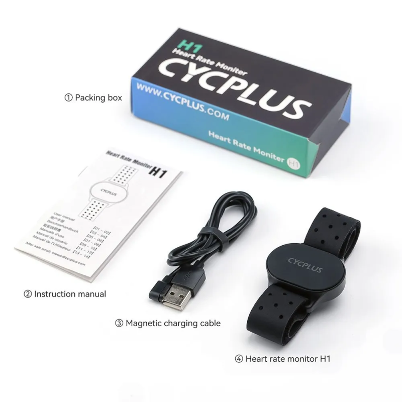Cycplus H1 Sensore di frequenza cardiaca - spedizione 24h - migliori prezzi