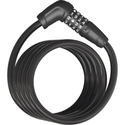 ABUS Tresor 6512C 180cm nero Cavo a spirale con lucchetto cavo