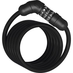 ABUS Star 4508C 150 cm nero Cavo a spirale con lucchetto cavo