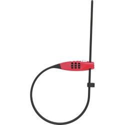 ABUS Lucchetto a Cavo 45cm Combiflex TravelGuard rosso