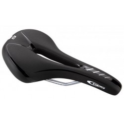 Ges sillín Xennox Wide anti-próstata negro/blanco