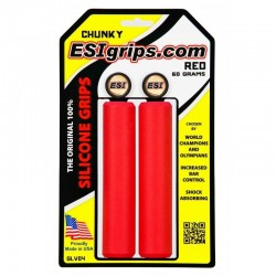ESIGRIPS puños Chunky rojo | Mejores Precios | Pedalmoto
