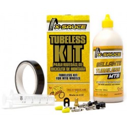 X-Sauce Kit tubeless MTB válvula fina 23mm - Envíos 24h