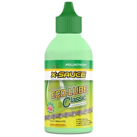 X-Sauce Ecolube 125ml lubrificante biodegradabile a base di cera per catene