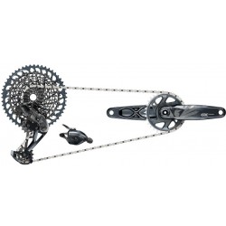 Sram Gx Eagle DUB Boost 32D 52/10 gris luna grupo completo