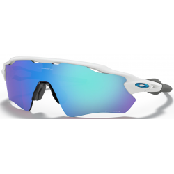 Oakley Radar EV Path bianco lucido lente prizm zaffiro iridio