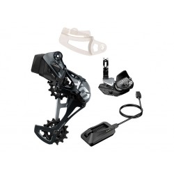 Sram Kit X01 Eagle AXS gris luna cambio+mando Rocker+cargador
