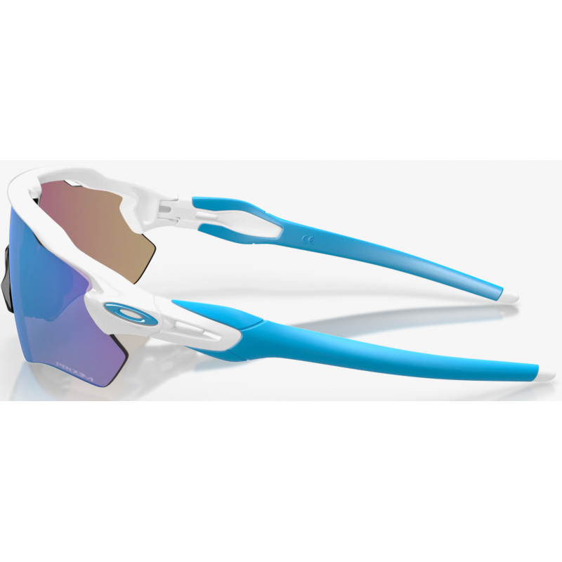 Oakley Radar EV Path lucido bianco lente prizm zaffiro OO9208-5738