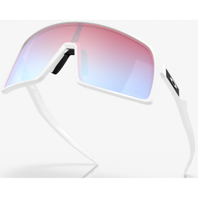 Oakley Sutro Bianco Lucido Lente Prizm Neve Zaffiro OO9406-2237